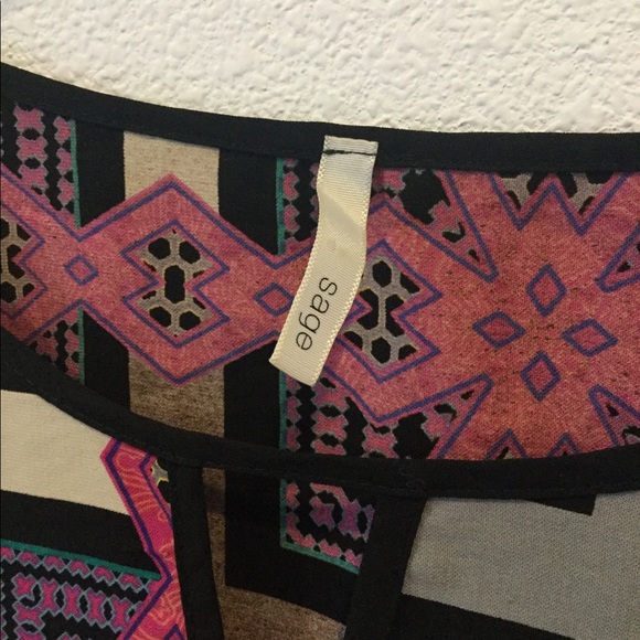 Retro Multi-colored Dress - Picture 3 of 3